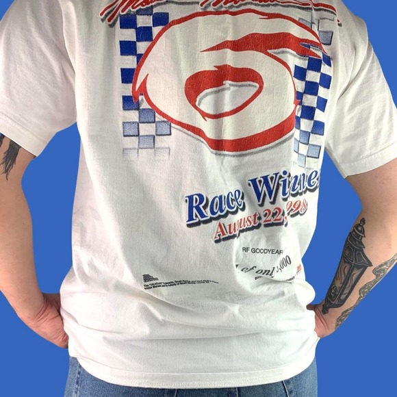 Vintage 90s Mark Martin Nascar T-shirt - Picture 4 of 5